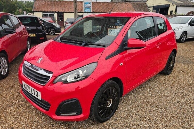 Red Used 2015 Peugeot 108 Active Hatchback | £3,995 (Fair price) - Image 1/1