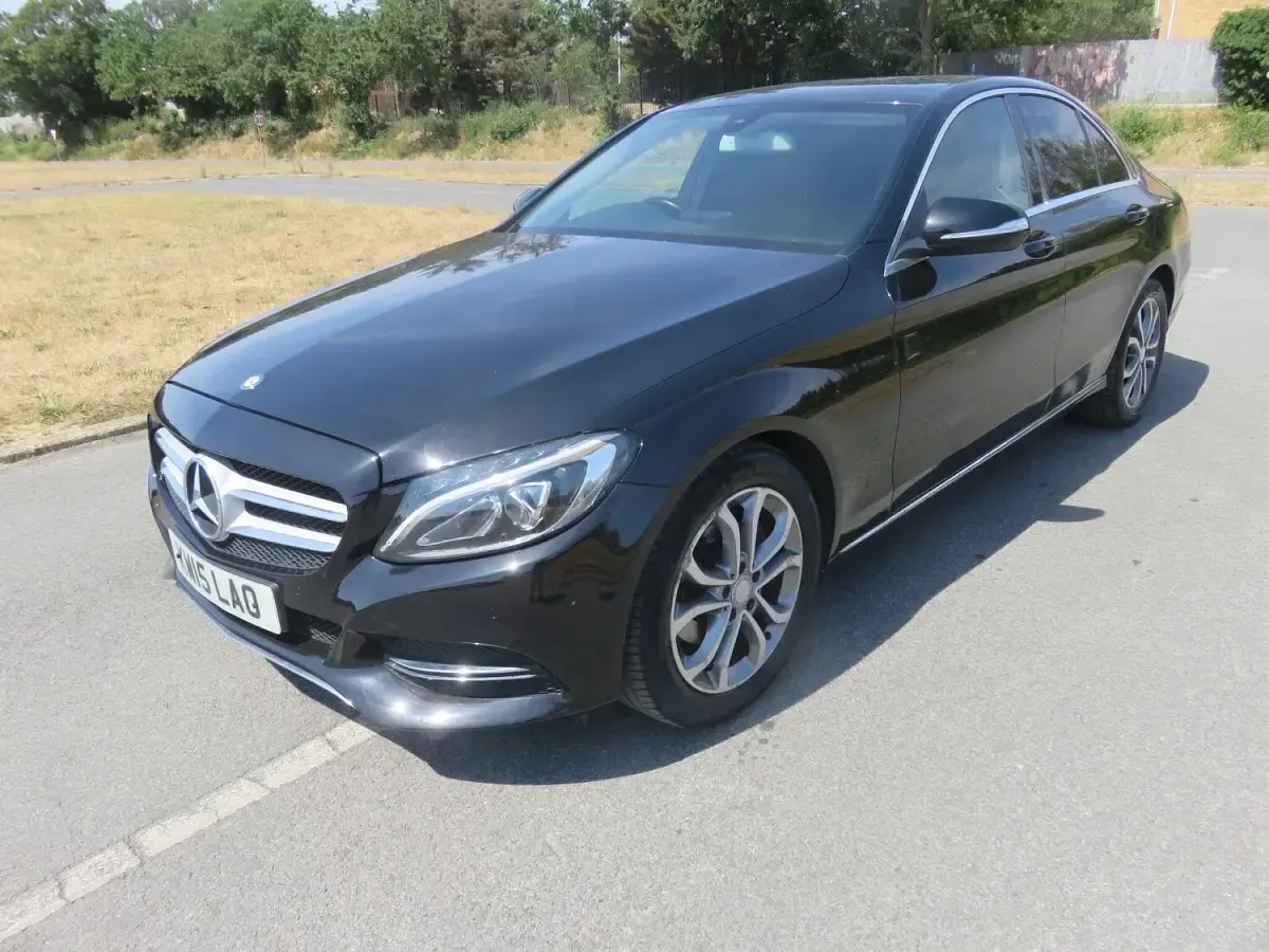 Used Mercedes C220 2015 Black Sedan