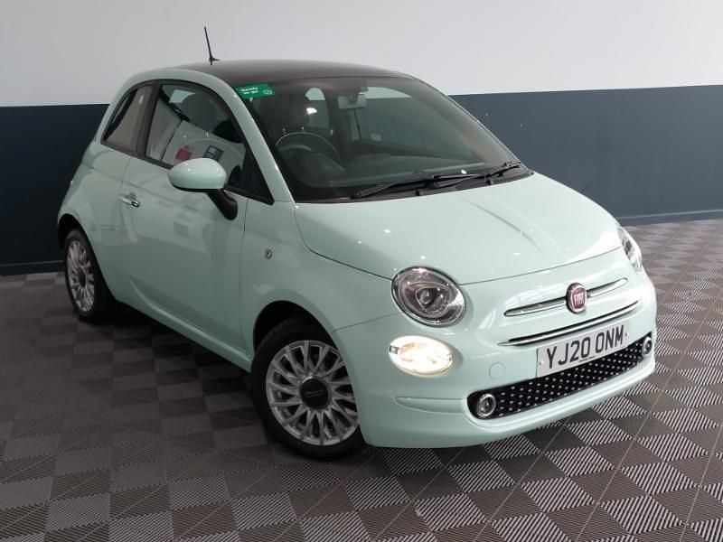 Used Fiat 500 Lounge 70 HP (51 kW) 2020 Green Hatchback