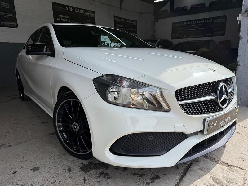 Used Mercedes A180 AMG line 2017 White Hatchback