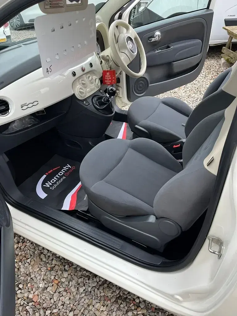 Used Fiat 500 Pop 69 HP (50 kW) 2011 White Hatchback