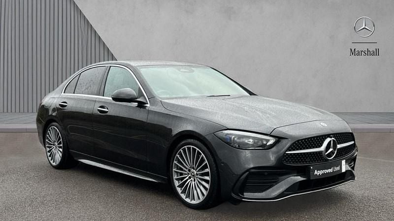 Graphite grey metallic Used 2022 Mercedes C200 Premium Sedan | £33,480 - Image 1/4