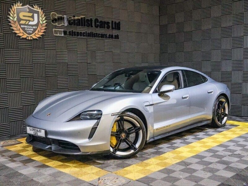 Silver Used 2020 Porsche Taycan Performance Package Sedan | £54,995 (Fair price) - Image 1/4