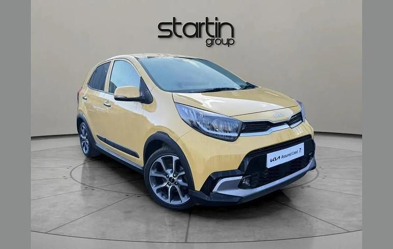 Yellow Used 2022 Kia Picanto X-Line Hatchback | £13,950 (Fair price) - Image 1/4