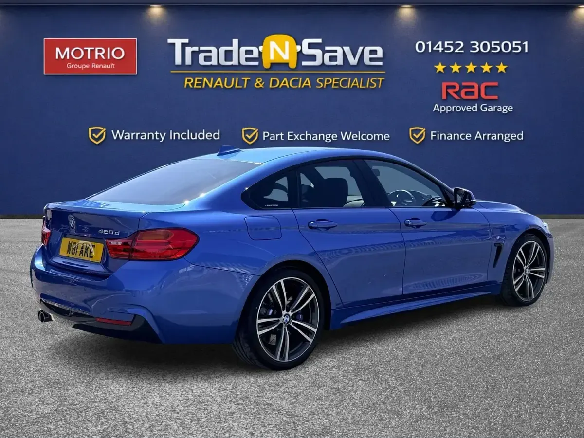 Used BMW 420 Coupé M Sport 190 HP (139 kW) 2016 Blue Coupe