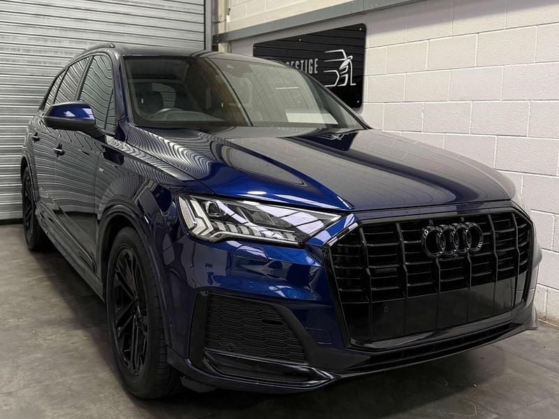Blue Used 2021 Audi Q7 S-Line SUV | £32,989 (A bit pricey) - Image 1/4