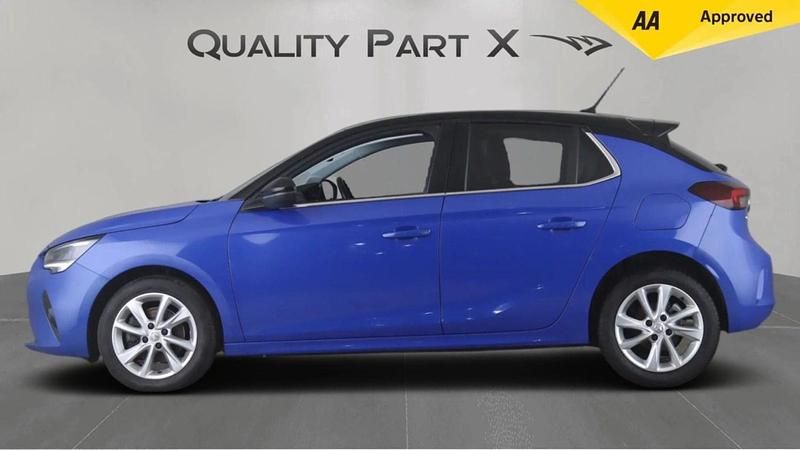 Used Vauxhall Corsa Elite 100 HP (73 kW) 2021 Blue Hatchback