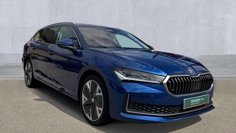 Blue Used 2024 Skoda Superb SE L Estate | £30,290 (Expensive) - Image 1/4