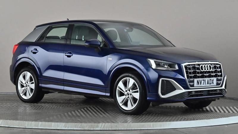 Blue Used 2022 Audi Q2 S-Line SUV | £17,198 (Fair price) - Image 1/4
