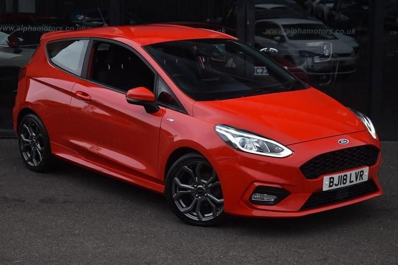 Red Used 2018 Ford Fiesta ST-Line Hatchback | £8,990 (Fair price) - Image 1/1