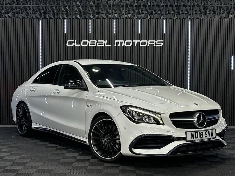 White Used 2018 Mercedes CLA45 AMG AMG Coupe | £24,995 (Fair price) - Image 1/4