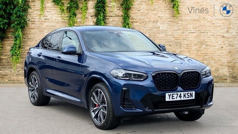 Blue Used 2024 BMW X4 M Sport SUV | £47,942 (Fair price) - Image 1/4