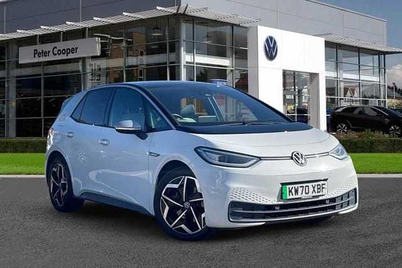 White Used 2020 VW ID.3 Pro Hatchback | £13,252 (Fair price) - Image 1/4