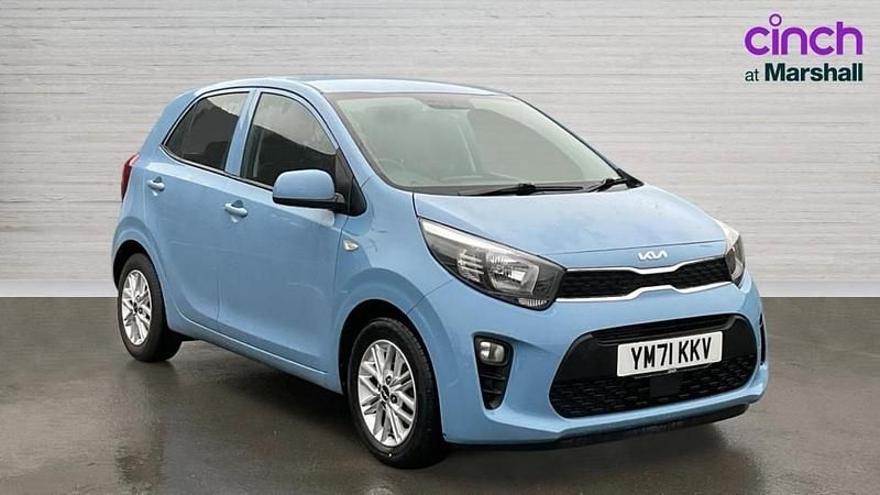 Used Kia Picanto 66 HP (48 kW) 2022 Blue Hatchback