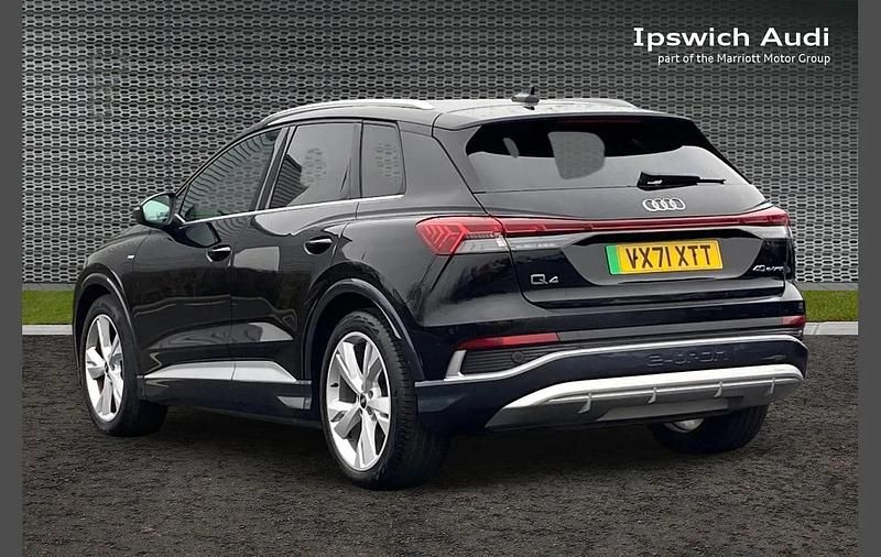 Used Audi Q4 e-tron S-Line 150 kW (204 HP) 2021 Black SUV