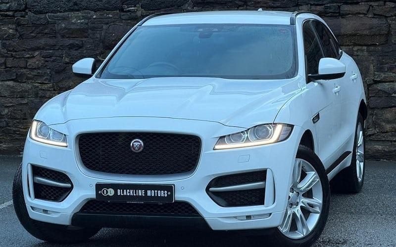 Used Jaguar F-Pace R-Sport 180 HP (132 kW) 2018 White SUV