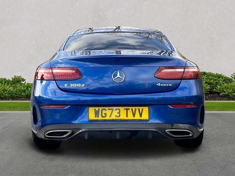 Used Mercedes E300 AMG line 2023 Blue Coupe
