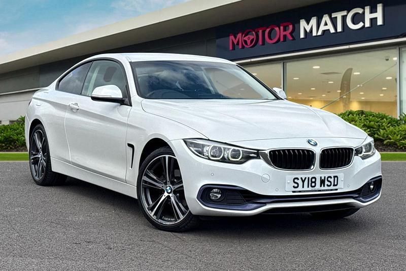 White Used 2018 BMW 420 Sport Line Coupe | £14,000 (Good price) - Image 1/4
