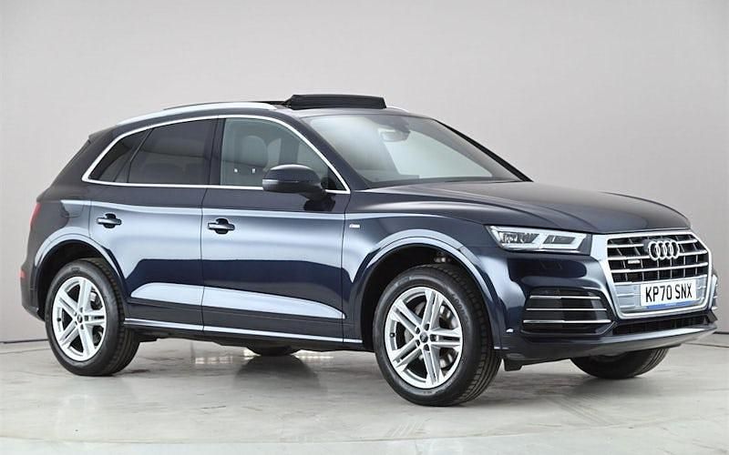 Used Audi Q5 S-Line 190 HP (139 kW) 2020 Blue SUV