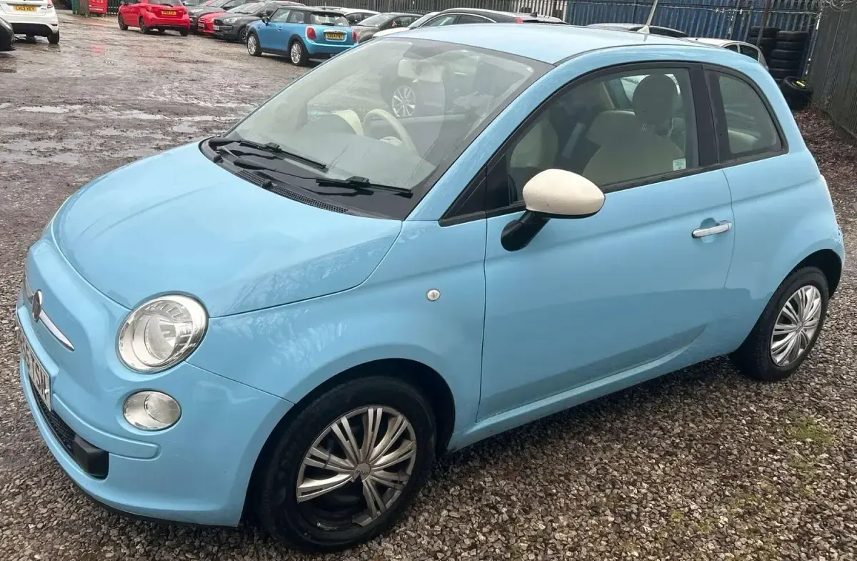 Used Fiat 500 S 69 HP (50 kW) 2013 Blue Hatchback