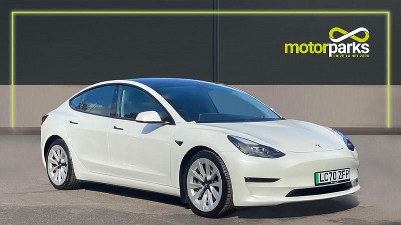 White Used 2020 Tesla Model 3 Long Range AWD Sedan | £19,500 (Fair price) - Image 1/4