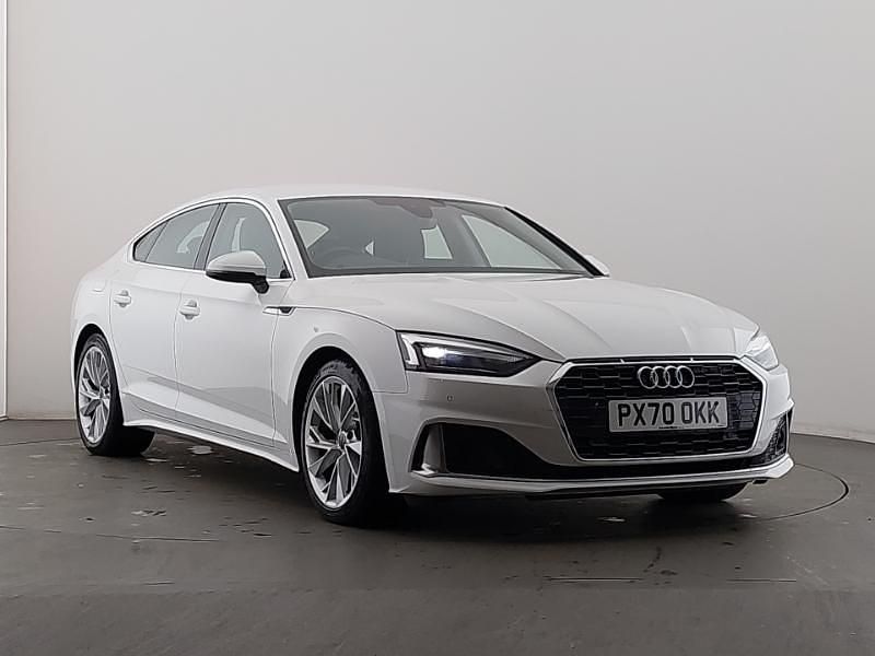 White Used 2020 Audi A5 Sport Hatchback | £21,998 (Fair price) - Image 1/4