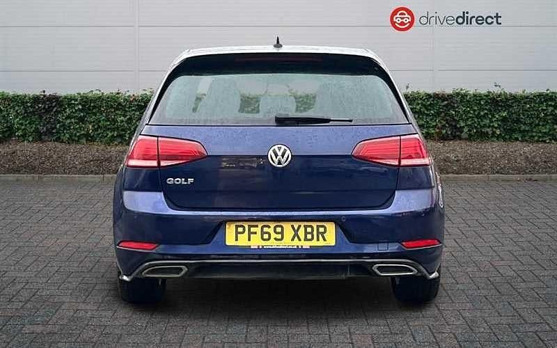 Used VW Golf VII R-line Edition 150 HP (110 kW) 2020 Blue Hatchback