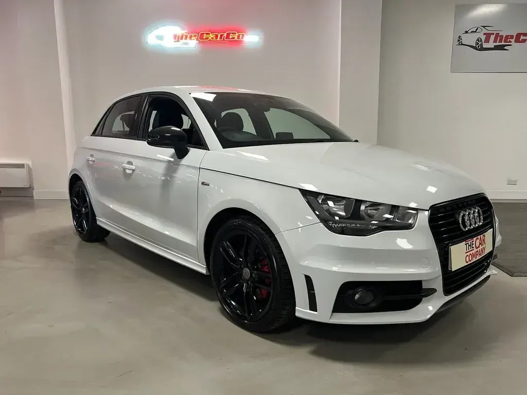 Used Audi A1 Sportback S-Line 122 HP (89 kW) 2014 White Hatchback