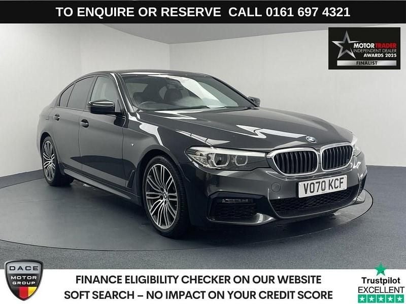 Grey Used 2020 BMW 520 M Sport Sedan | £18,970 (Fair price) - Image 1/3
