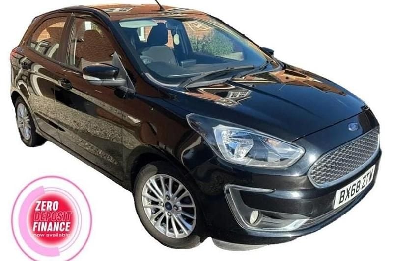 Used Ford Ka Plus Zetec 85 HP (62 kW) 2019 Black Hatchback