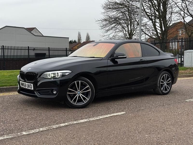 Used BMW 218 Sport Line 2018 Black Coupe