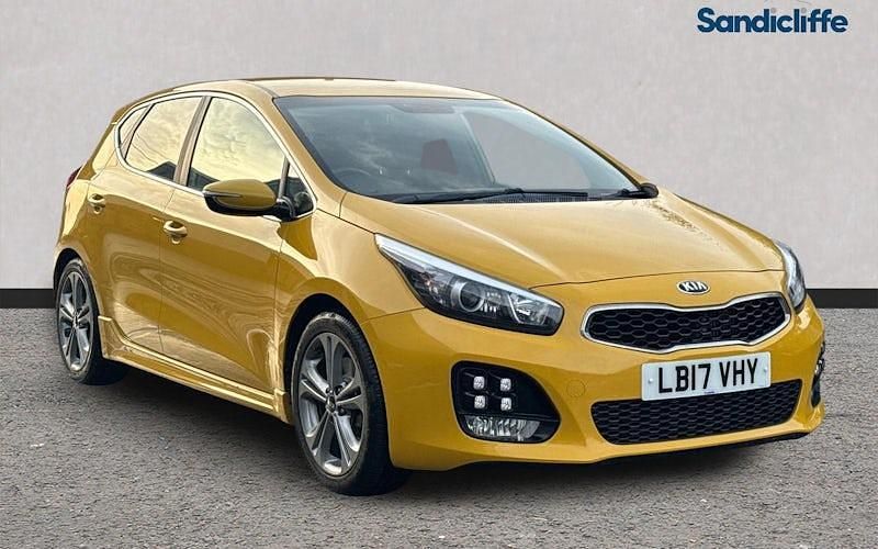 Yellow Used 2017 Kia Ceed GT-Line Hatchback | £9,007 (A bit pricey) - Image 1/4