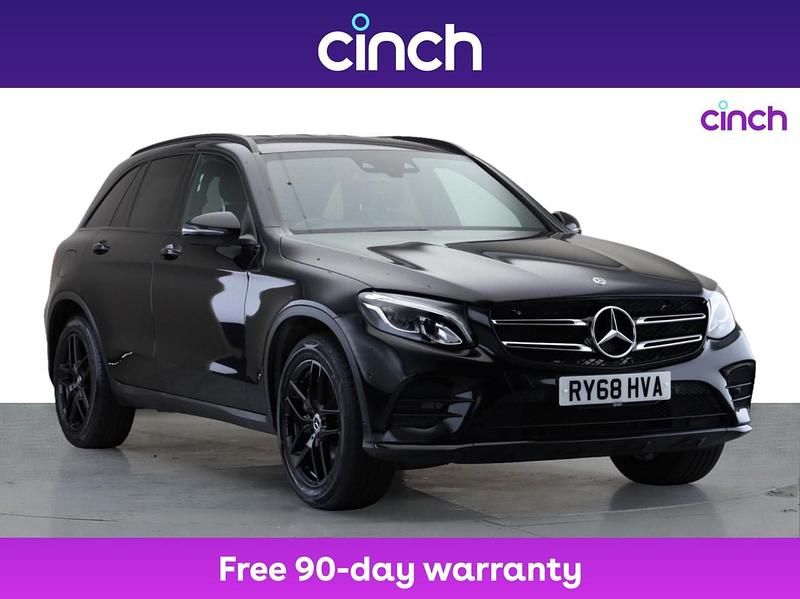 Black Used 2019 Mercedes GLC250 AMG line SUV | £22,299 (Fair price) - Image 1/3