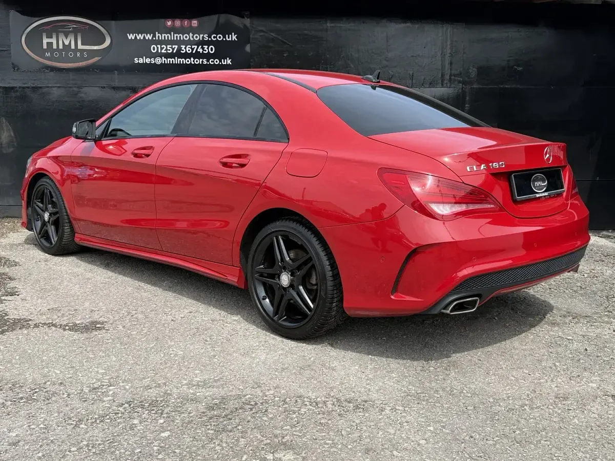 Used Mercedes CLA180 AMG 122 HP (89 kW) 2016 Red Coupe