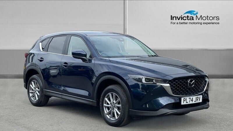 Blue Used 2025 Mazda CX-5 Center-Line SUV | £23,499 (Good price) - Image 1/4