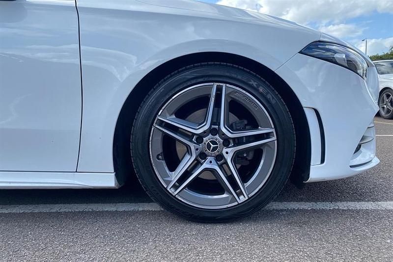 Used Mercedes A200 AMG line 163 HP (119 kW) 2018 White Hatchback