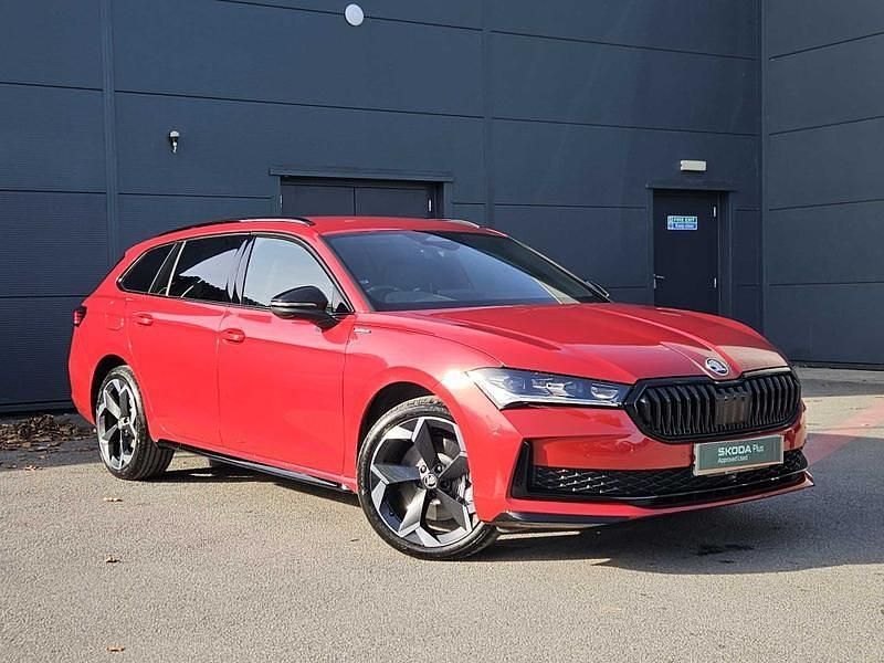 Used Skoda Superb SportLine 204 HP (150 kW) 2025 Red Estate