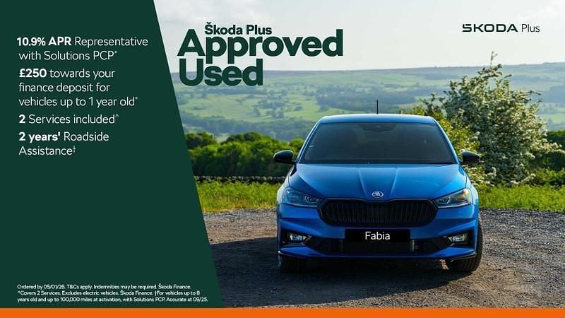 Black magic pearl effect Used 2025 Skoda Fabia Monte Carlo Hatchback | £22,000 (Expensive) - Image 1/1