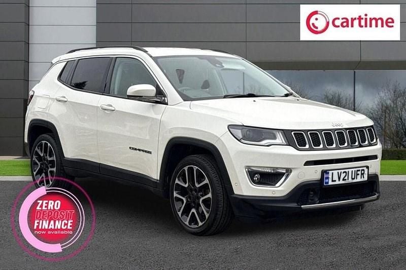 White Used 2021 Jeep Compass Limited SUV | £13,750 (Good price) - Image 1/4