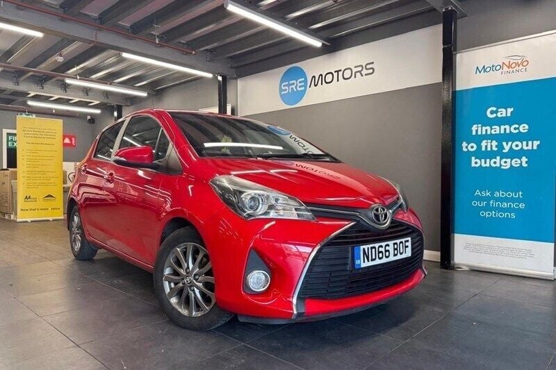 Red Used 2016 Toyota Yaris Hatchback | £5,295 (Fair price) - Image 1/1