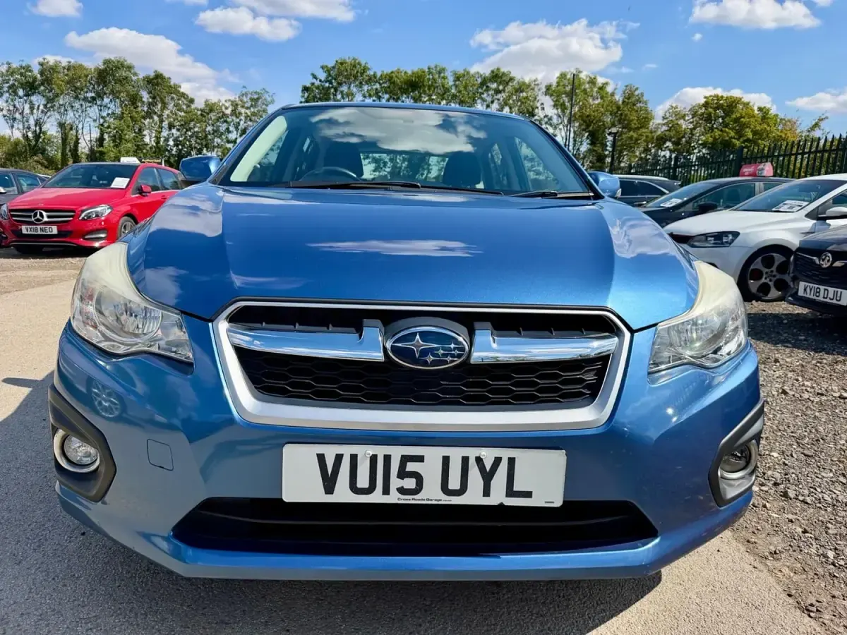 Used Subaru Impreza 114 HP (83 kW) 2015 Blue Hatchback