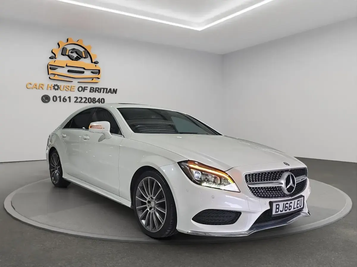 Begagnad Mercedes CLS220 AMG Line Premium 2016 Vit Sportkupé