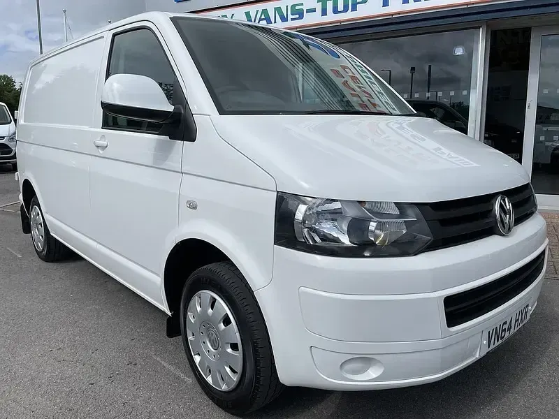 Used VW T5 Trendline 102 HP (75 kW) 2014 White Van