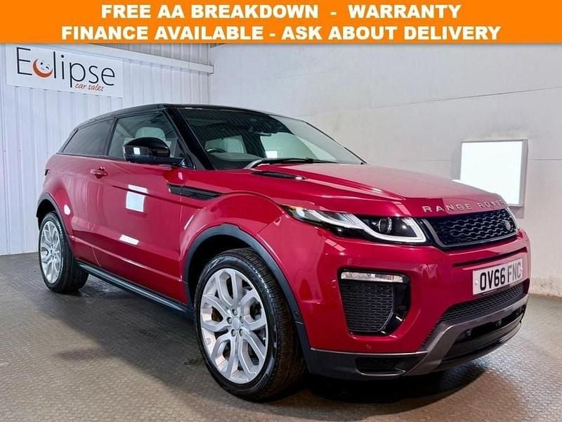 Used Land Rover Range Rover evoque HSE Dynamic 180 HP (132 kW) 2016 Red Coupe