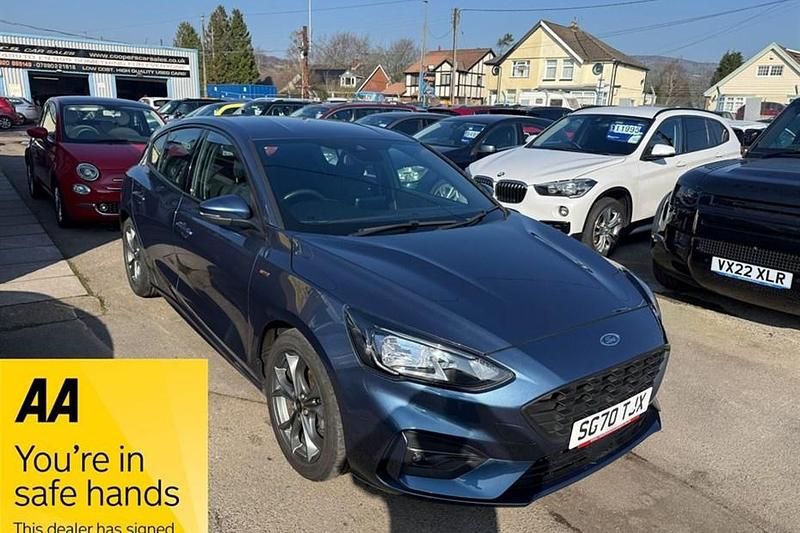 Used Ford Focus ST-Line 120 HP (88 kW) 2020 Blue Hatchback