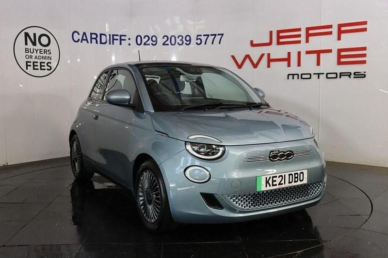 Blue Used 2021 Fiat 500e Icon Hatchback | £9,988 (Fair price) - Image 1/4