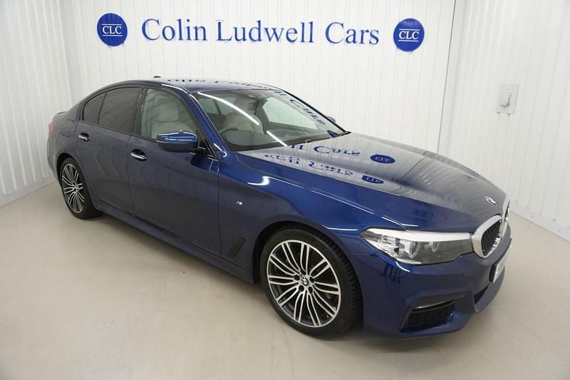 Blue Used 2018 BMW 520 M Sport Sedan | £18,400 (Fair price) - Image 1/4