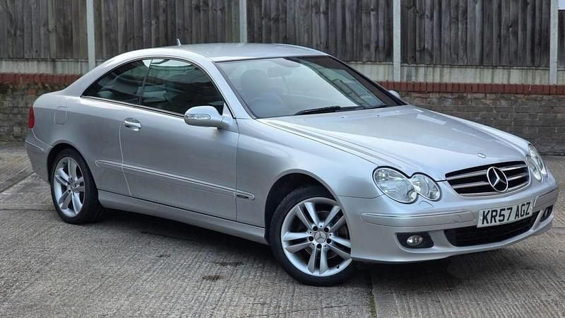 Used Mercedes CLK220 Avantgarde 2007 Silver Coupe