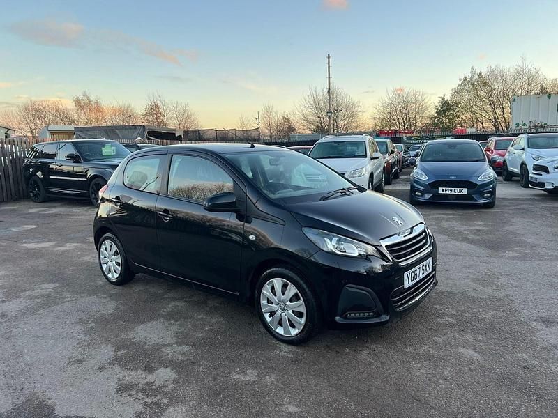 Black Used 2017 Peugeot 108 Active Hatchback | £4,790 (Good price) - Image 1/4