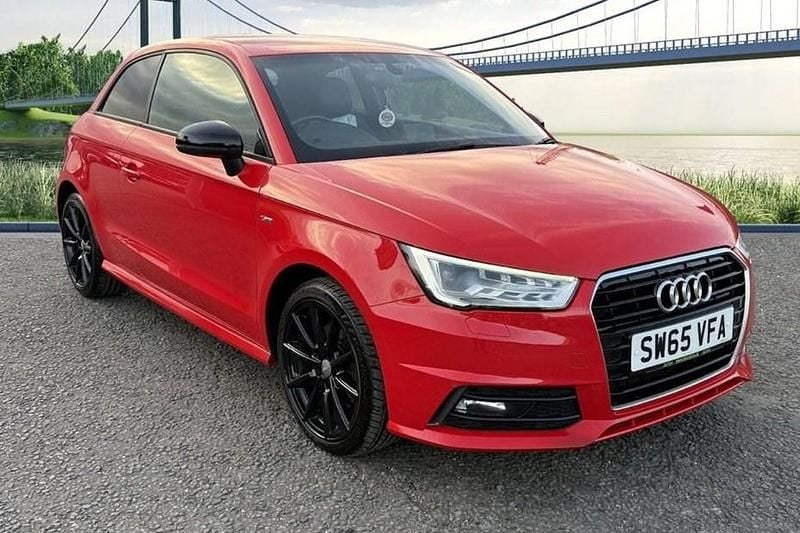 Used Audi A1 S-Line 125 HP (91 kW) 2015 Red Hatchback